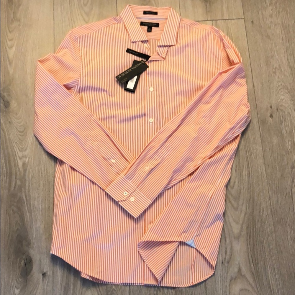 Banana Republic striped button down